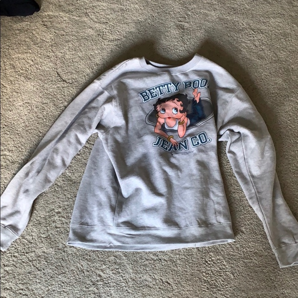 Betty boop vintage comfy sweatshirt